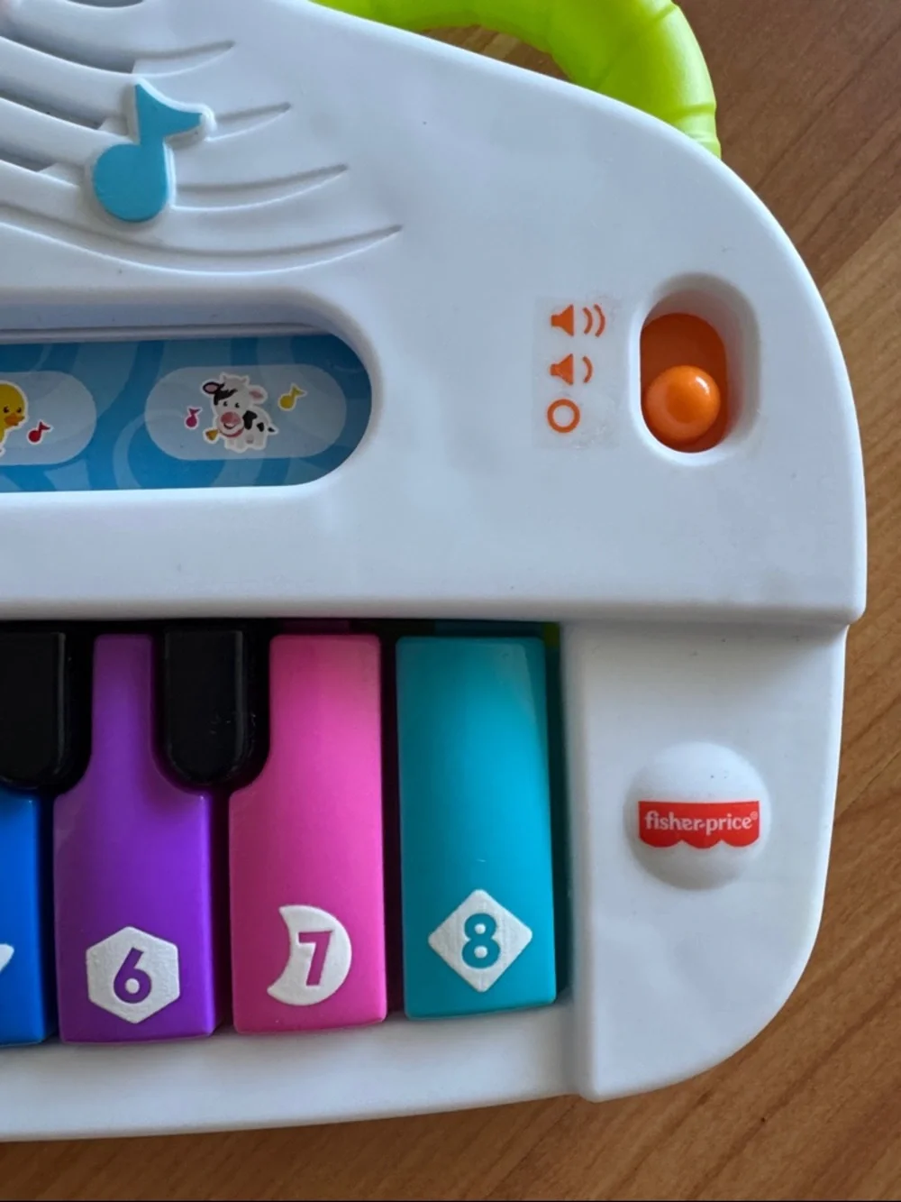 Fisher-Price Colorful Kids Piano Toy - Rainbow Keys